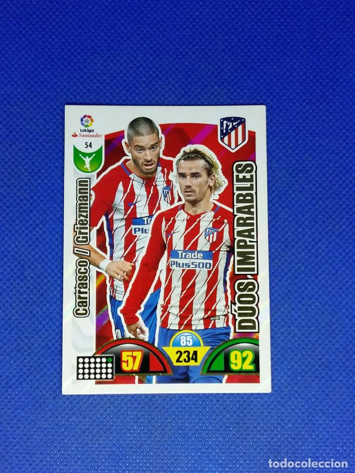 Football Stickers: ADRENALYN 2017-18 DUOS IMPARABLES N&ordm; 54