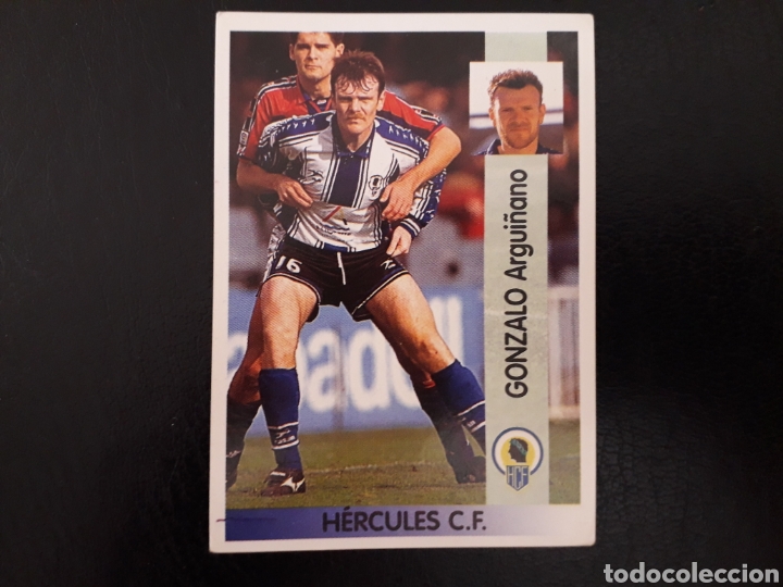 Fu&szlig;ball-Sticker: GONZALO H&Eacute;RCULES. BAJA N&deg; 294 PANINI 96 97. 1996 1997. SIN PEGAR. VER FOTOS. PEDIDO M&Iacute;NIMO 3 &euro;.
