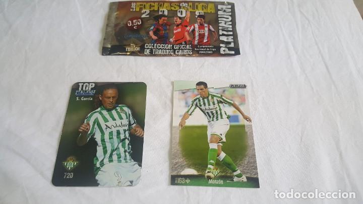 Cromos de F&uacute;tbol: LOTE MUNDICROMO 2008 2009 BET&Iacute;S 720 LISO ULTIMA HORA 1163 PLATINUM