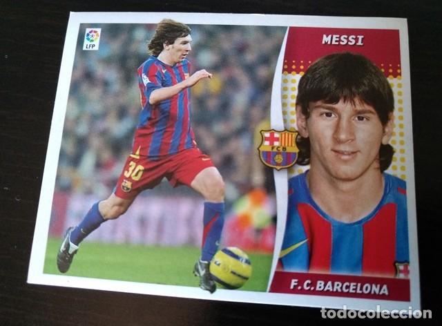 Cromos de f&uacute;tbol: PANINI EDICIONES ESTE 2006/2007 MESSI nunca pegado - Foto 1