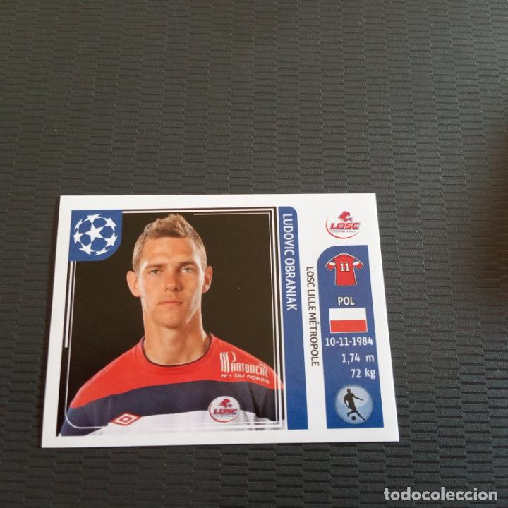 Fu&szlig;ball-Sticker: OBRANIAK LILLE PANINI CHAMPIONS LEAGUE 11 12 CROMO FUTBOL 2011 2012 - SIN PEGAR - 118 B