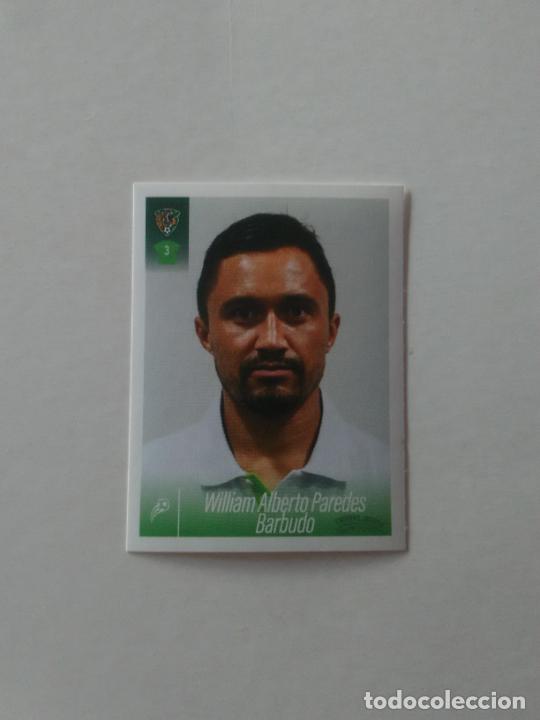 Cromos de F&uacute;tbol: 116 WILLIAM ALBERTO PAREDES BARBUDO CHIAPAS JAGUAR CROMO PANINI LIGA M&Eacute;XICO F&Uacute;TBOL 16-17 2016-2017