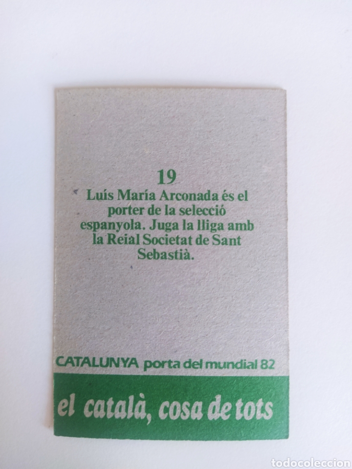 Cromos de f&uacute;tbol: ARCONADA Selecci&oacute;n Espa&ntilde;a - Foto 2