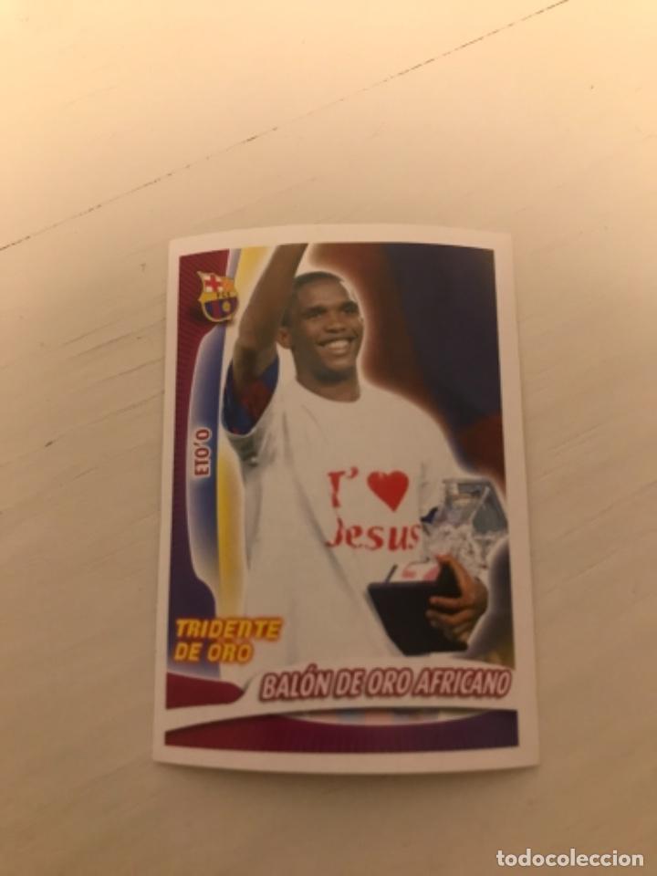 Cromos de f&uacute;tbol: Etoo - Foto 1