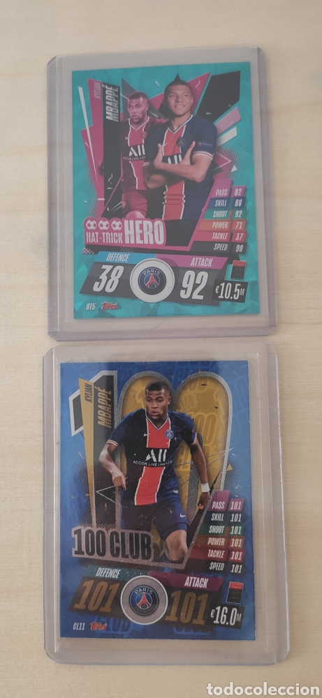 Cromos de f&uacute;tbol: MBAPPE PSG TOPPS MATCH ATTAX - Foto 1