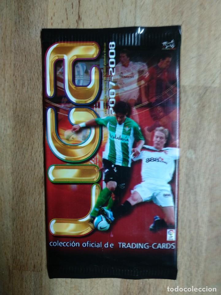 Cromos de f&uacute;tbol: SOBRE DE CROMOS SIN ABRIR EDICIONES ESTADIO 2007-2008 VERSION MARRON