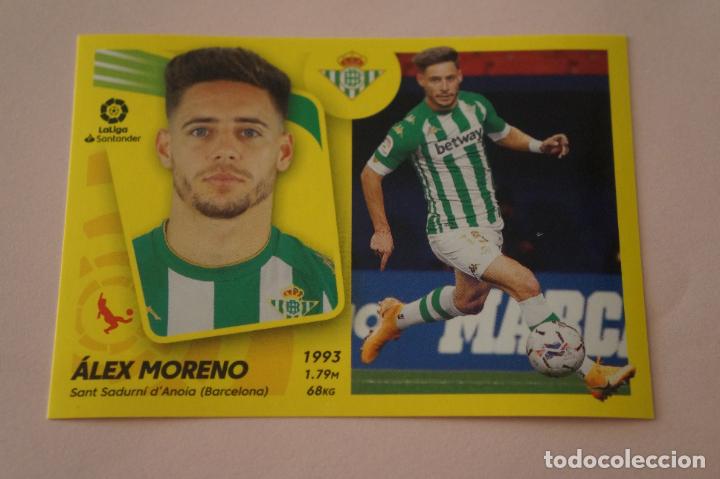 Cromos de f&uacute;tbol: CROMO DE F&Uacute;TBOL ALEX MORENO DEL REAL BETIS SIN PEGAR N&ordm; 11 B LIGA ESTE 2021-2022/21-22 PANINI