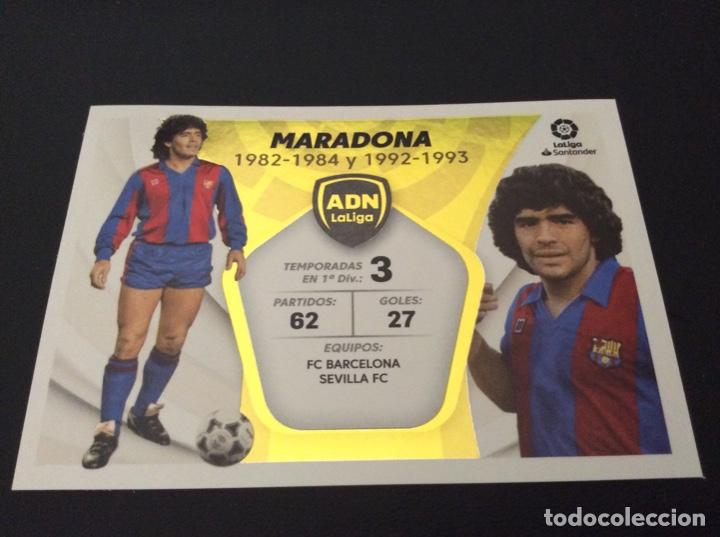 Cromos de f&uacute;tbol: MARADONA FC BARCELONA ADN LA LIGA 2021/22 PANINI ESTE