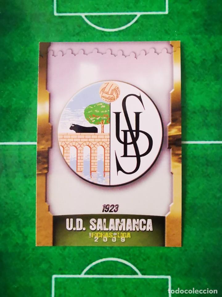 Cromos de F&uacute;tbol: CROMO FUTBOL 08 09 MUNDICROMO LIGA 2008 2009 2&ordf; DIVISION UD SALAMANCA 556 ESCUDO ALINEACION