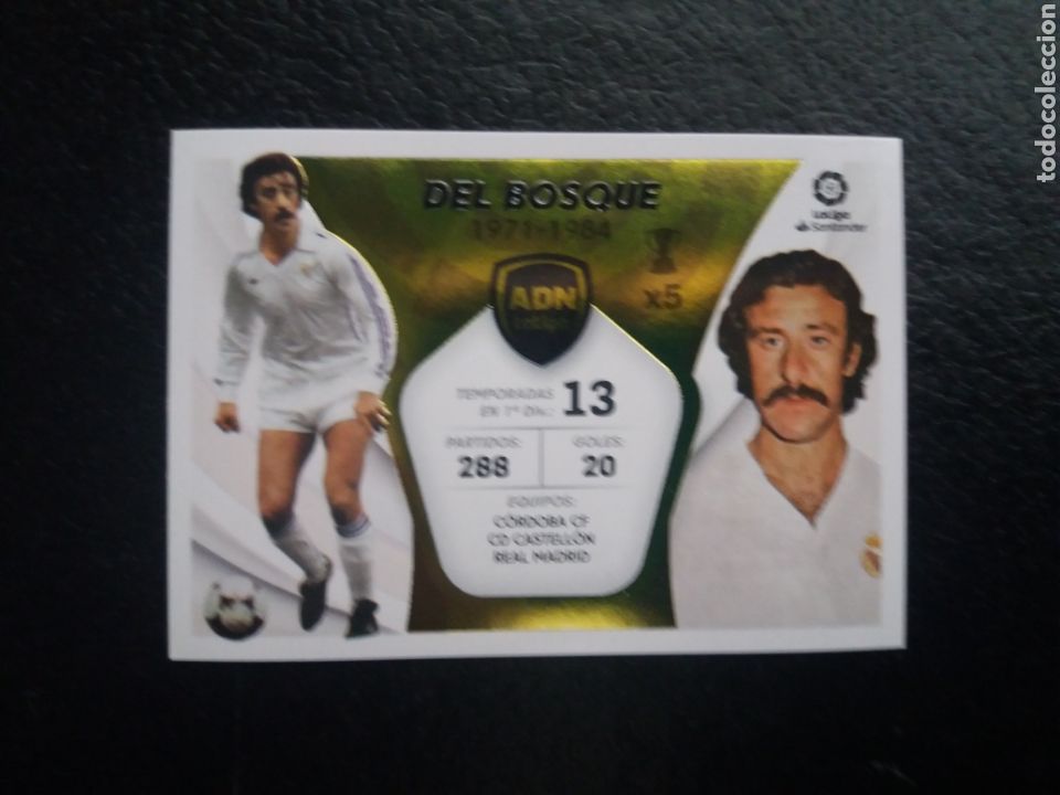 Cromos de F&uacute;tbol: LIGA ESTE 21/22 2021/2022 ADN N&ordm; 8 DEL BOSQUE REAL MADRID
