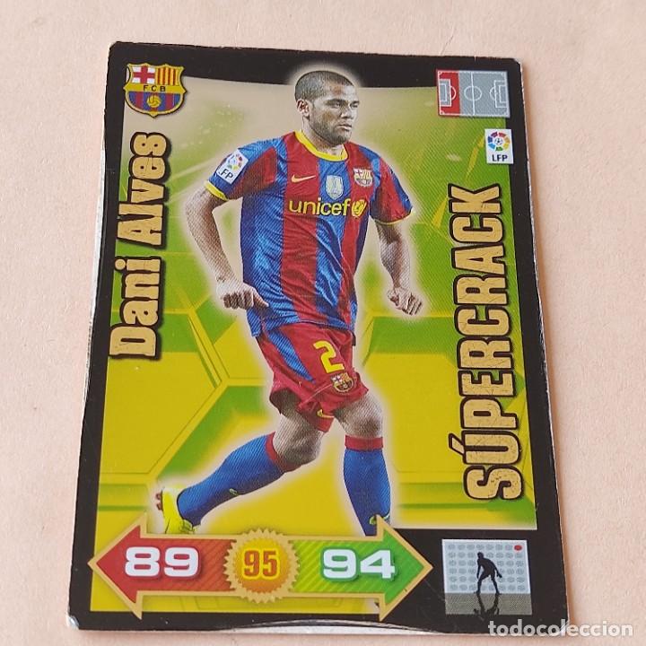 Football Stickers: adrenalyn-2010-2011-dani alves-super crack.