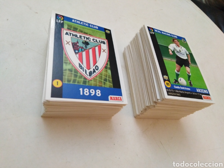 Figurine di Calcio: Lote de 219 cromos MARCA liga 98/99