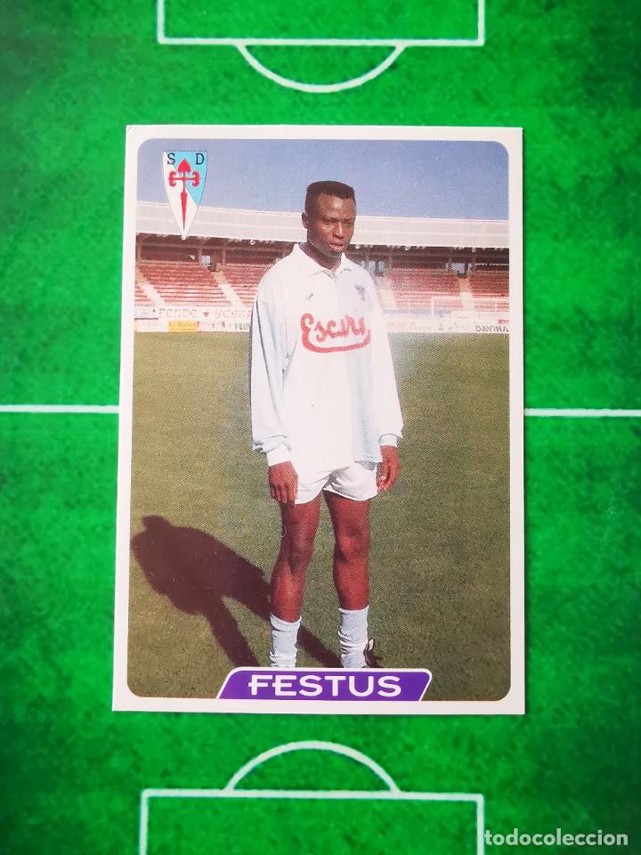 Football Stickers: CROMO FUTBOL 95 96 MUNDICROMO FICHAS LIGA 1995 1996 SD COMPOSTELA 287 FESTUS ULTIMA HORA