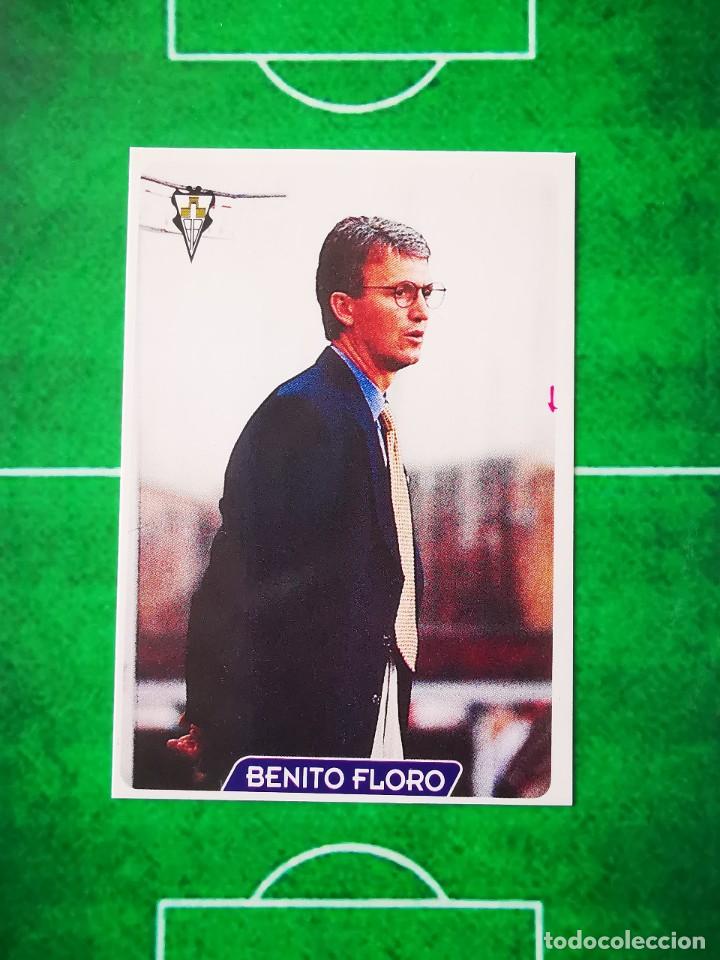 Football Stickers: CROMO FUTBOL 95 96 MUNDICROMO FICHAS LIGA 1995 1996 SD ALBACETE 290 ENTRENADOR BENITO FLORO