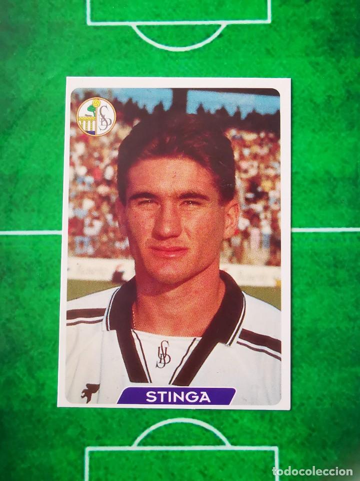 Fu&szlig;ball-Sticker: CROMO FUTBOL 95 96 MUNDICROMO FICHAS LIGA 1995 1996 UD SALAMANCA 390 STINGA ULTIMA HORA