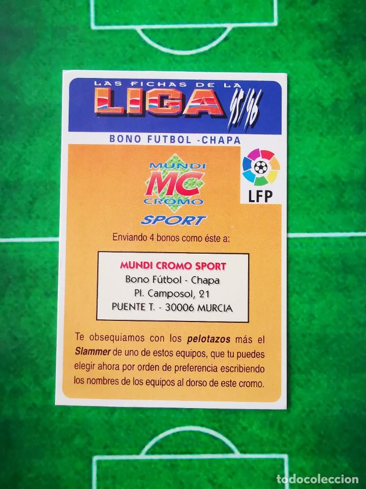 Fu&szlig;ball-Sticker: CROMO FUTBOL 95 96 MUNDICROMO FICHAS LIGA 1995 1996 BONO FUTBOL CHAPA