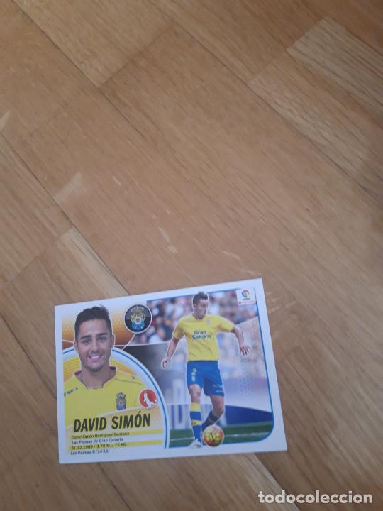 Cromos de f&uacute;tbol: David simon las palmas ESTE 16 17 2016 2017 sin pegar - Foto 1