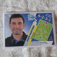 Cartes à collectionner de Football: Nº2 ASIER GARITANO ENTRENADOR D ALAVÉS LIGA ESTE 19 20. Lote 296745528