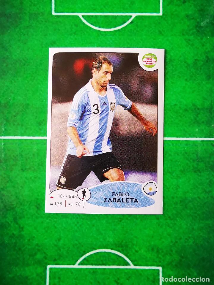 Fu&szlig;ball-Sticker: CROMO FUTBOL SIN PEGAR 14 PANINI ROAD TO 2014 FIFA WORLD CUP BRAZIL ARGENTINA 60 PABLO ZABALETA
