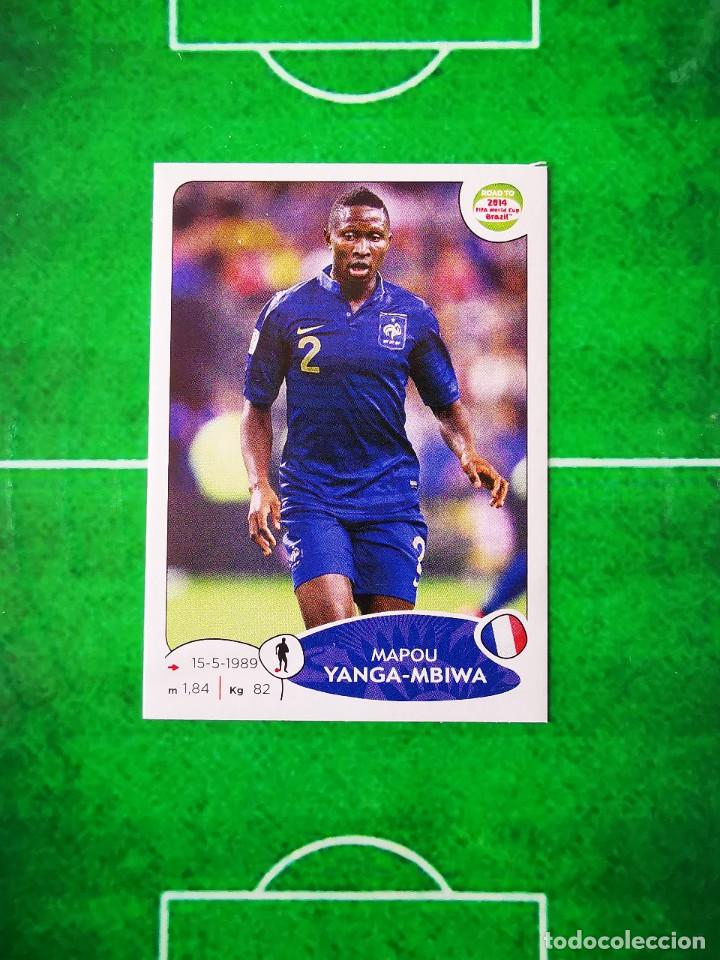 Fu&szlig;ball-Sticker: CROMO FUTBOL SIN PEGAR 14 PANINI ROAD TO 2014 FIFA WORLD CUP BRAZIL FRANCIA 97 MAPOU YANGA MBIWA