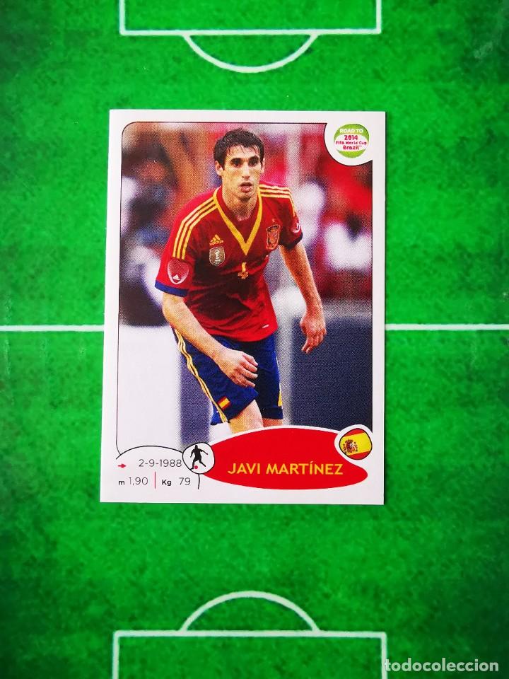 Fu&szlig;ball-Sticker: CROMO FUTBOL SIN PEGAR 14 PANINI ROAD TO 2014 FIFA WORLD CUP BRAZIL ESPA&Ntilde;A 133 JAVI MARTINEZ