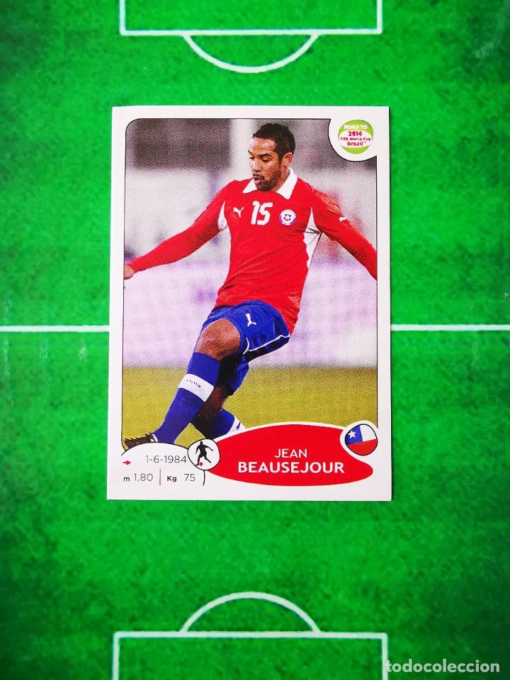 Cromos de f&uacute;tbol: CROMO FUTBOL SIN PEGAR 14 PANINI ROAD TO 2014 FIFA WORLD CUP BRAZIL CHILE 164 JEAN BEAUSEJOUR