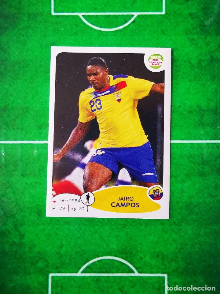 Cromos de f&uacute;tbol: CROMO FUTBOL SIN PEGAR 14 PANINI ROAD TO 2014 FIFA WORLD CUP BRAZIL ECUADOR 191 JAIRO CAMPOS