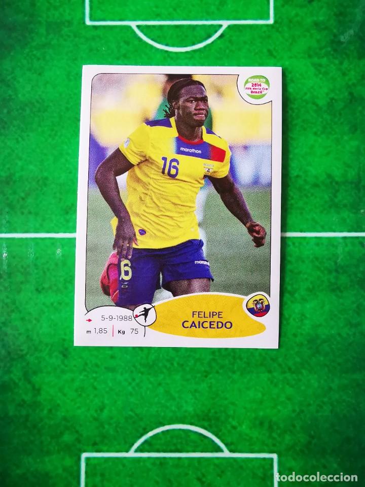 Cromos de f&uacute;tbol: CROMO FUTBOL SIN PEGAR 14 PANINI ROAD TO 2014 FIFA WORLD CUP BRAZIL ECUADOR 200 FELIPE CAICEDO