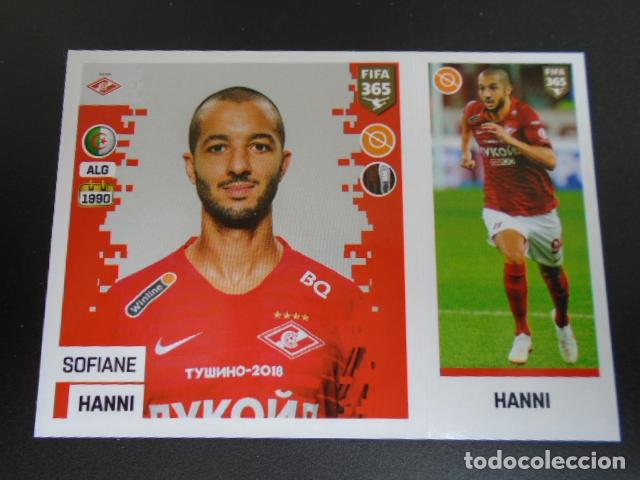 Figurine di Calcio: 273 SOFIANE HANNI SPARTAK MOSKVA VERSION BLUE BACK STICKER FIFA PANINI 365 18 19 2018 2019