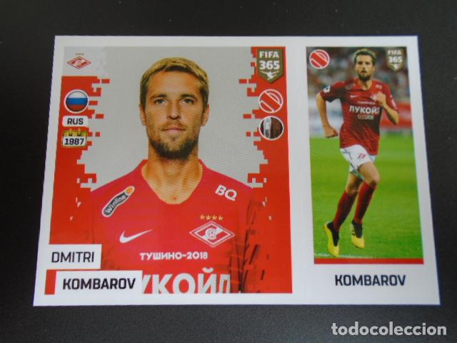 Figurine di Calcio: 271 DMITRI KOMBAROV SPARTAK MOSKVA VERSION BLUE BACK STICKER FIFA PANINI 365 18 19 2018 2019