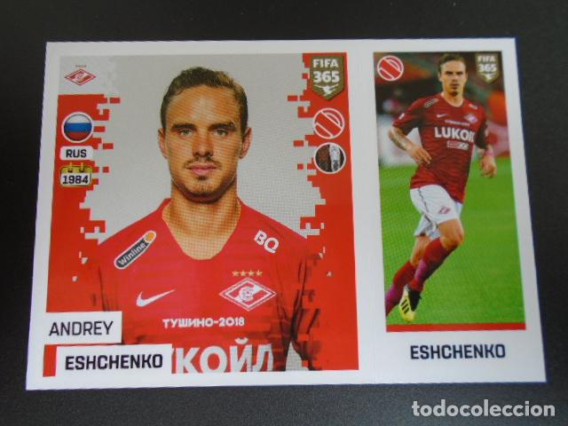 Figurine di Calcio: 269 ANDREY ESHCHENKO SPARTAK MOSKVA VERSION BLUE BACK STICKER FIFA PANINI 365 18 19 2018 2019
