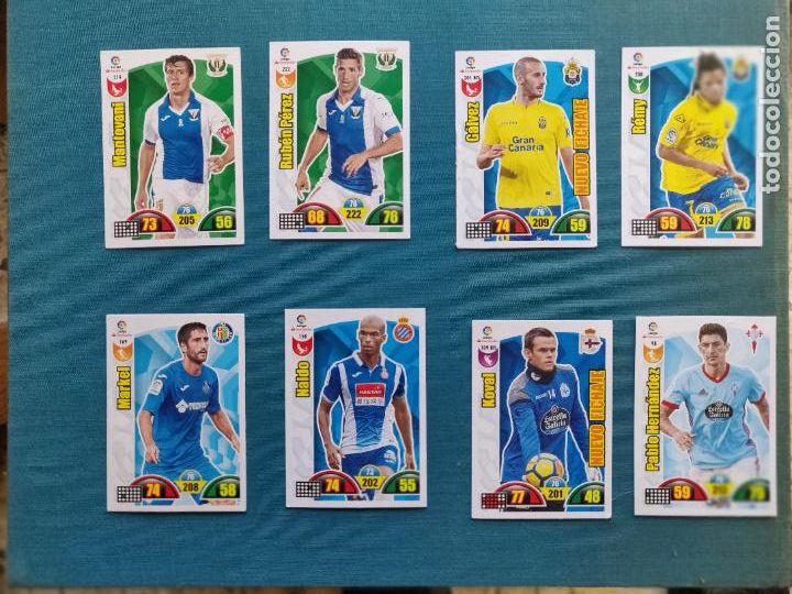 Cromos de f&uacute;tbol: 8 CROMOS ADRENALYN 17-18 - Foto 1