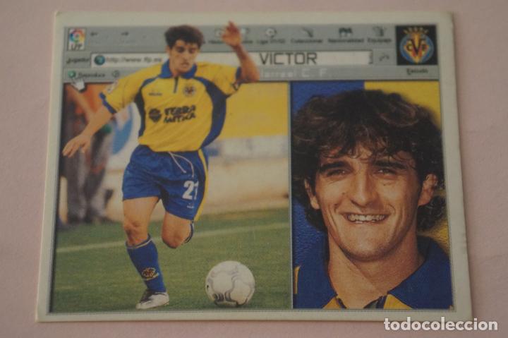Cromos de F&uacute;tbol: CROMO DE FUTBOL VICTOR DEL VILLARREAL C.F. SIN PEGAR LIGA ESTE 2001-2002/01-02
