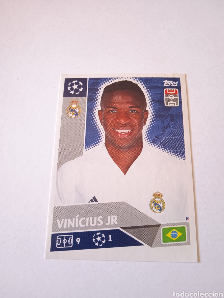 Cromos de f&uacute;tbol: Cromo de Vinicius Champions 20-21 - Foto 1