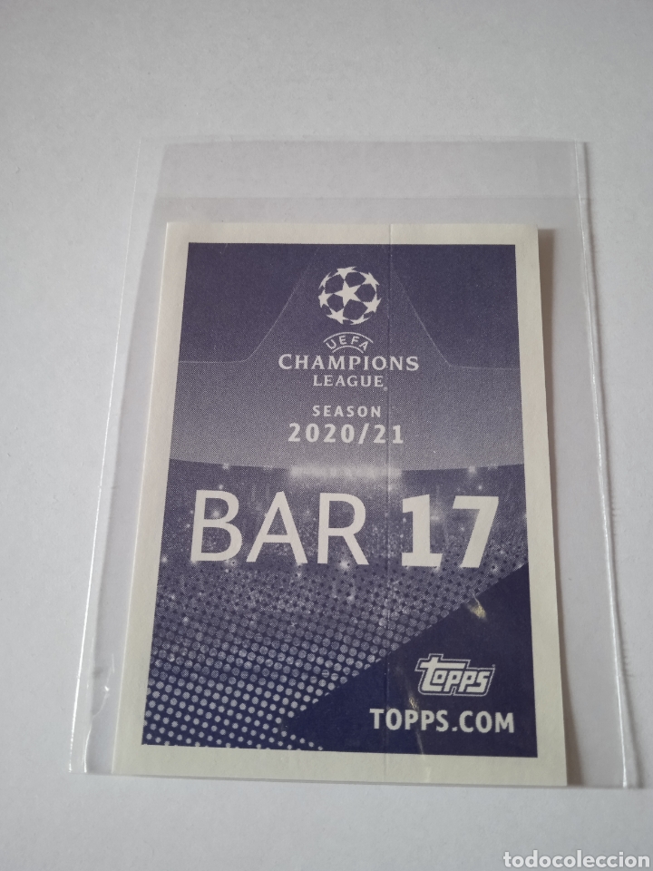 Cromos de f&uacute;tbol: Cromo de Luis Su&aacute;rez Champions 20-21 - Foto 3