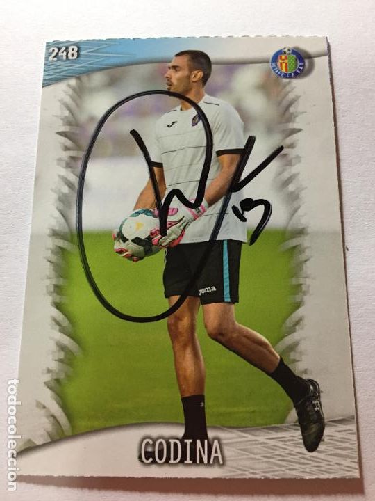 Cromos de f&uacute;tbol: 2013-2014 - 248 CODINA - GETAFE CF - **CROMO FIRMADO** - Foto 1