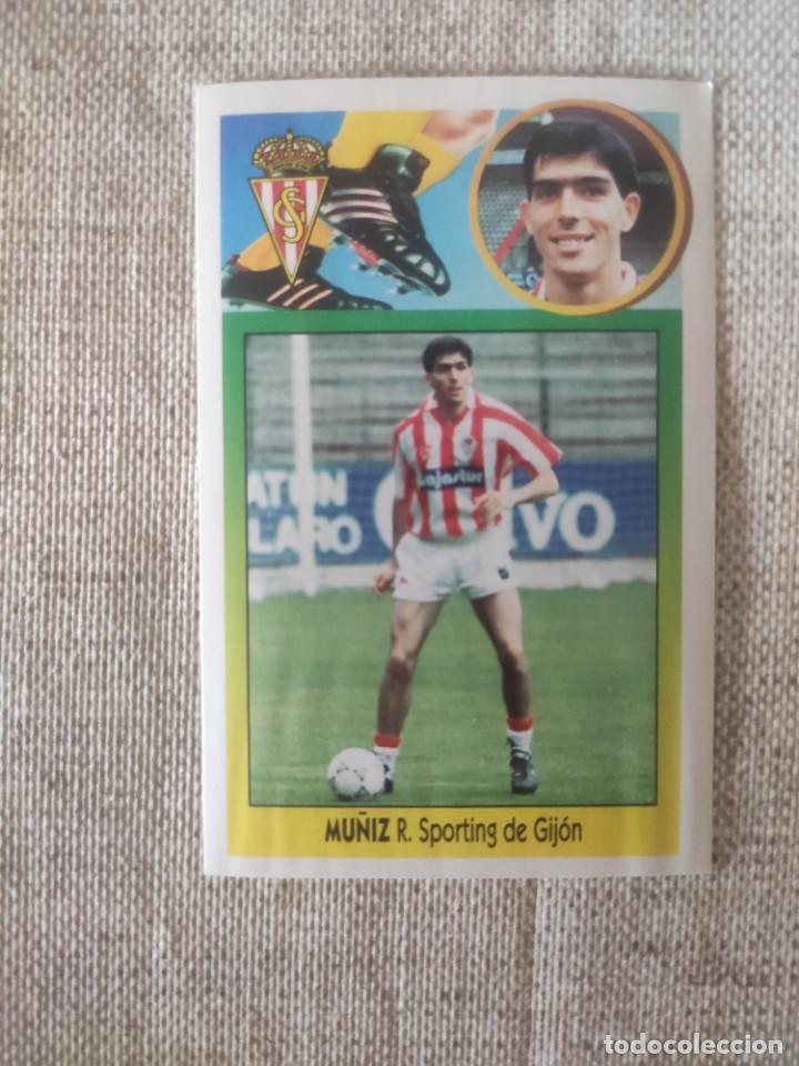 Cromos de f&uacute;tbol: ESTE 93-94: MU&Ntilde;IZ - SPORTING DE GIJ&Oacute;N -- NUNCA - Foto 1
