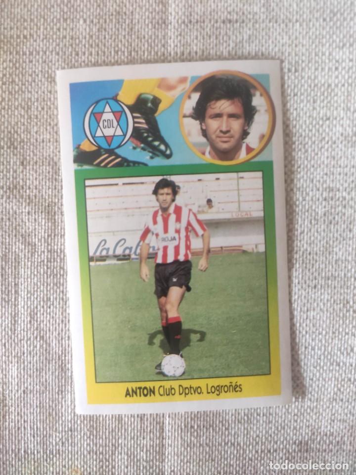 Cromos de f&uacute;tbol: ESTE 93-94: ANT&Oacute;N - LOGRO&Ntilde;&Eacute;S -- NUNCA PEGADO - Foto 1
