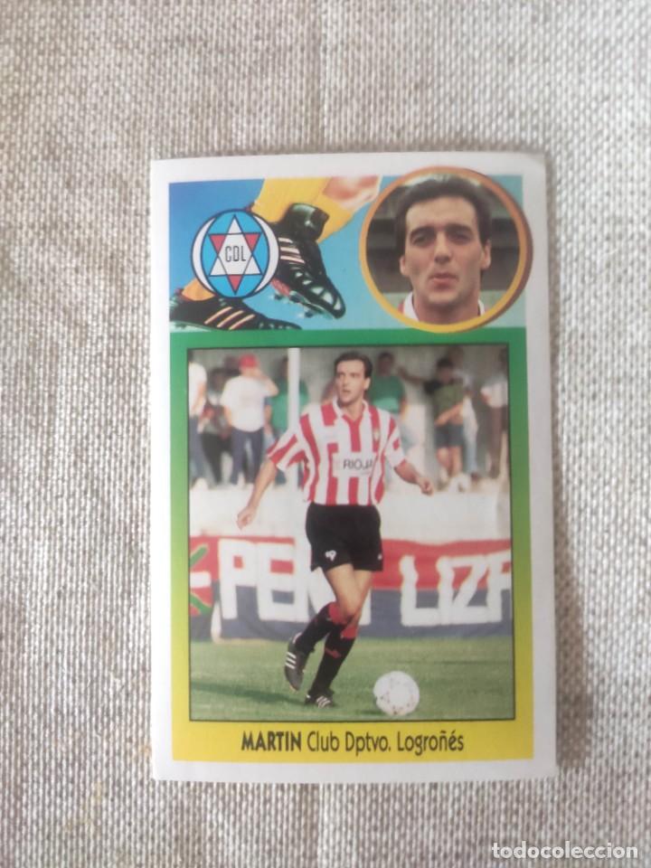 Cromos de f&uacute;tbol: ESTE 93-94: MART&Iacute;N - LOGRO&Ntilde;&Eacute;S -- NUNCA PEGADO - Foto 1