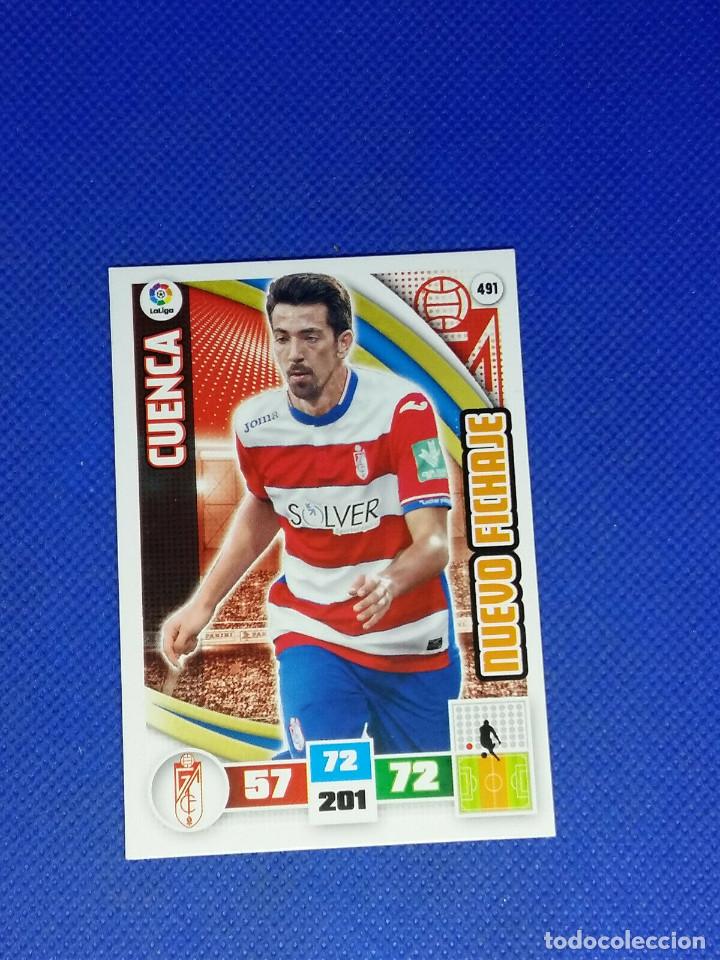 Cromos de f&uacute;tbol: ADRENALYN 2015-16 N&ordm; 491 CUENCA - Foto 1