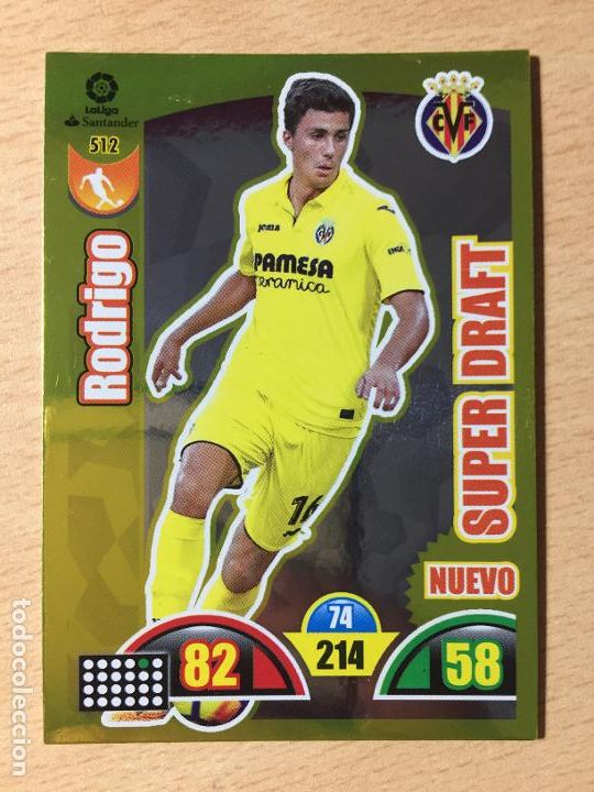 Cromos de Futebol: 2017-2018 - 512 RODRIGO - VILLARREAL CF - PANINI ADRENALYN