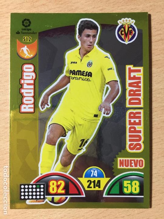 Cromos de F&uacute;tbol: 2017-2018 - 512 RODRIGO - VILLARREAL CF - PANINI ADRENALYN