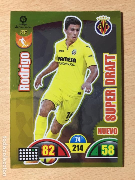 Cartes &agrave; collectionner de Football: 2017-2018 - 512 RODRIGO - VILLARREAL CF - PANINI ADRENALYN