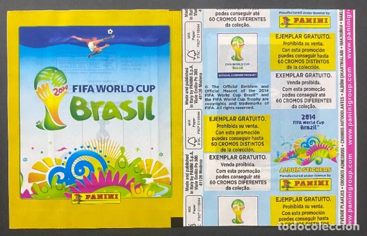 Cromos de f&uacute;tbol: SOBRE PROMOCIONAL DE CROMOS SIN ABRIR MUNDIAL BRASIL 2014 14 VERSION ESPA&Ntilde;A PANINI