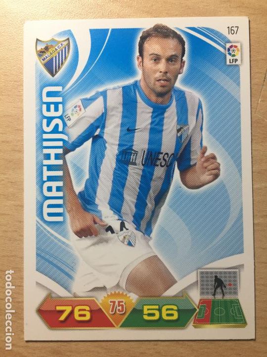 Cromos de f&uacute;tbol: 2011-2012 - 167 MATHIJSEN - MALAGA CF - PANINI ADRENALYN - Foto 1