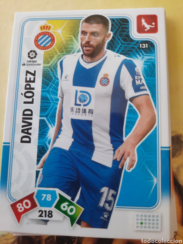 Cromos de f&uacute;tbol: David L&oacute;pez. Adrenalyn 2019-2020 - Foto 1