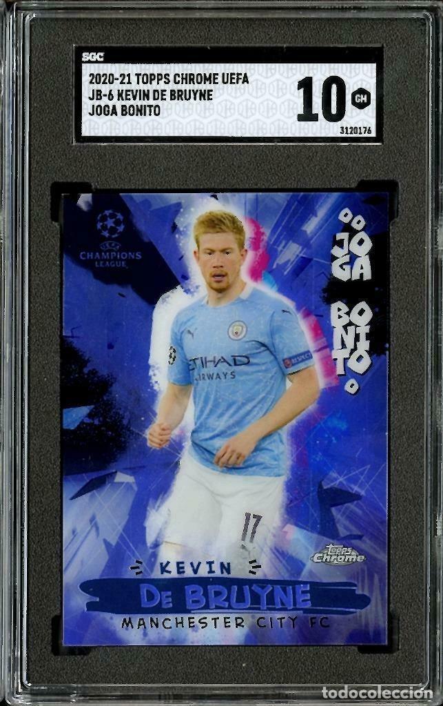 Figurine di Calcio: 2020-21 Topps Chrome UEFA Kevin De Bruyne Joga Bonito SGC 10