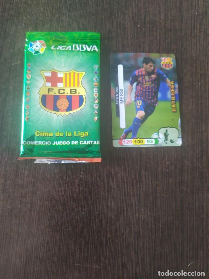 Cromos de f&uacute;tbol: MESSI ESTRELLA CROMO NUEVO DE SOBRE - Foto 1
