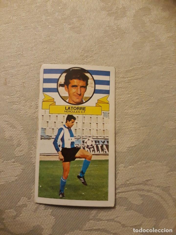 Fu&szlig;ball-Sticker: LATORRE H&Eacute;RCULES ESTE 1985 1986 CROMO FUTBOL LIGA