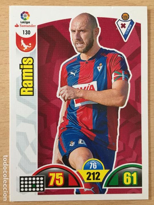 Cromos de f&uacute;tbol: 2017-2018 - 130 RAMIS - SD EIBAR - PANINI ADRENALYN - Foto 1